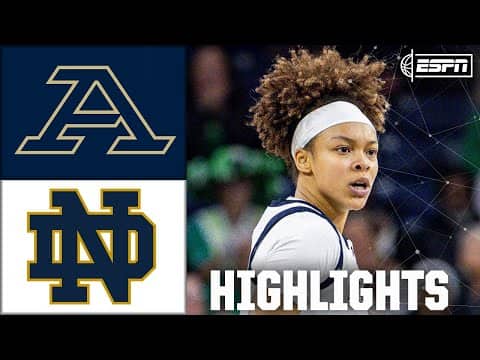 Akron Zips vs. Notre Dame Fighting Irish | Full Game Highlights | ESPN College Basketball