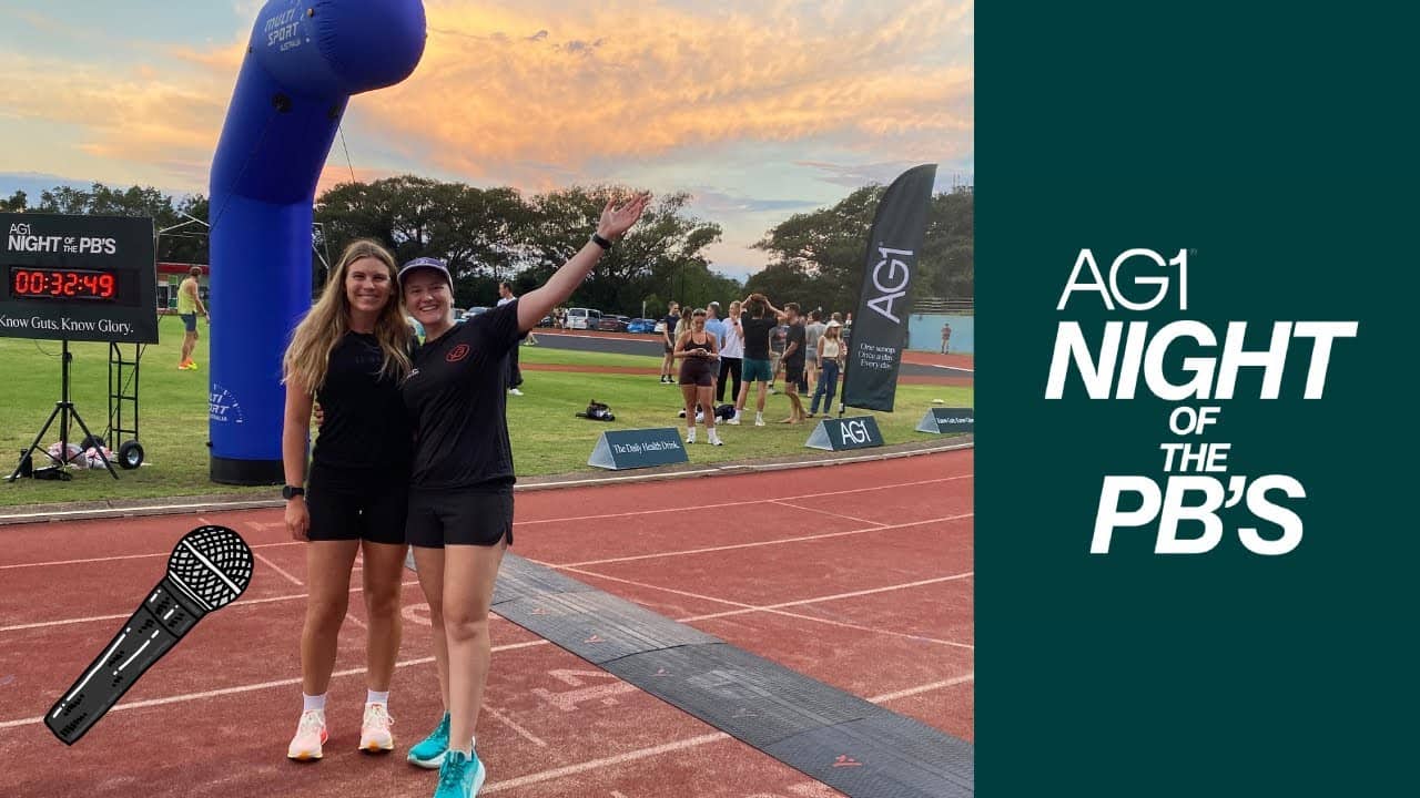 SYDNEY'S MOST EXCITING NEW RACE! On the mic at the AG1 Night of the PB's
