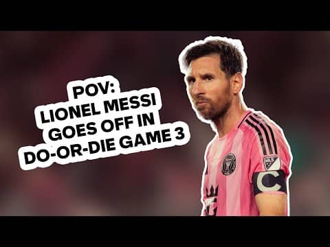 POV: Messi erupts in MUST-WIN GAME 3 with 2 goals and 400th career assist