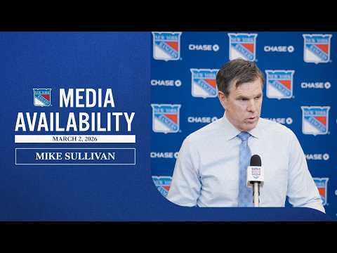 NYR vs CBJ: Mike Sullivan Postgame Media Availability | Mar 2, 2026