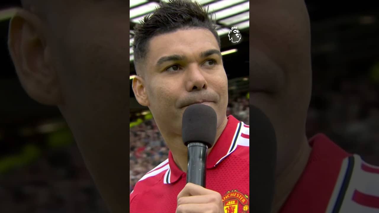 Casemiro’s final message to Old Trafford ❤️
