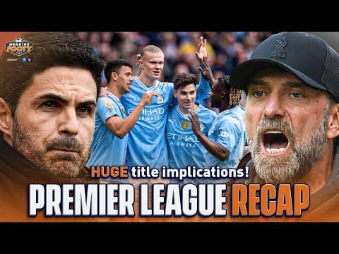 EPL RECAP: Liverpool & Arsenal drop points as Man City go top! | Morning Footy | CBS Sports Golazo