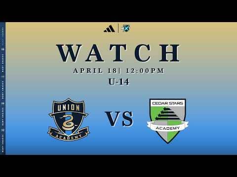 Philadelphia Union Academy U-14 vs. CSA-Monmouth [4.18.26]