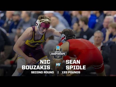 Nic Bouzakis vs. Sean Spidle: 2025 NCAA wrestling second round (133 lbs.)