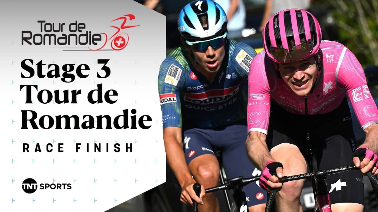 ELECTRIC SPRINT FINISH! 😮‍💨 | Men's 2026 Tour de Romandie Stage 3 Final KM's | TNT Sports Cycling