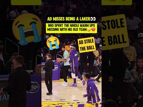 AD just wants to be a Laker AGAIN🥲