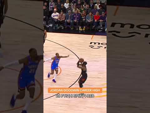 A career night for Jordan Goodwin! #shorts | Phoenix Suns