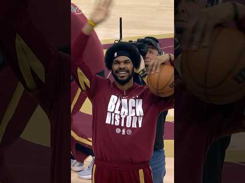 🎙️ The Fro was on the mic last night! #LetEmKnow #Cavs #JarrettAllen #NBA #Shorts