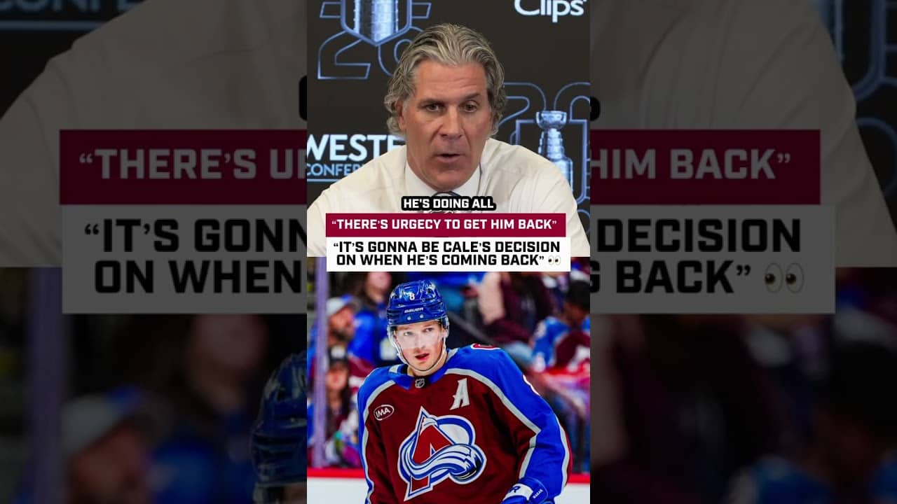 Jared Bednar on Cale Makar Comeback 😳