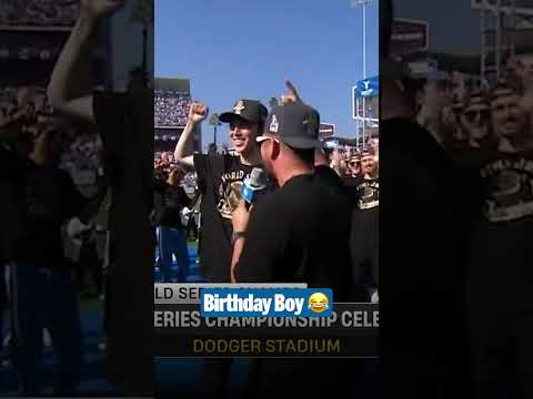 Miguel Rojas made sure everyone wished Roki Sasaki a happy birthday 😭