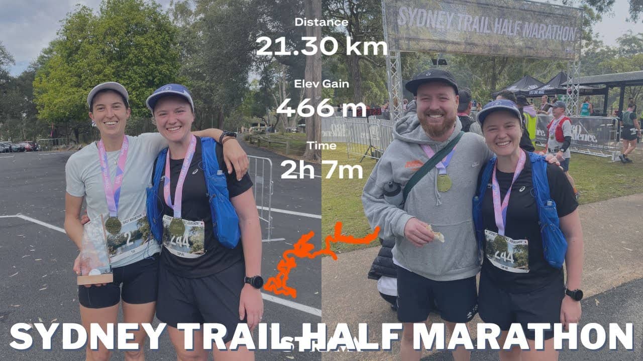 Racing a local trail race - it was hard!!!