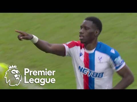 Ismaila Sarr's penalty brings Crystal Palace level with 10-man Forest | Premier League | NBC Sports
