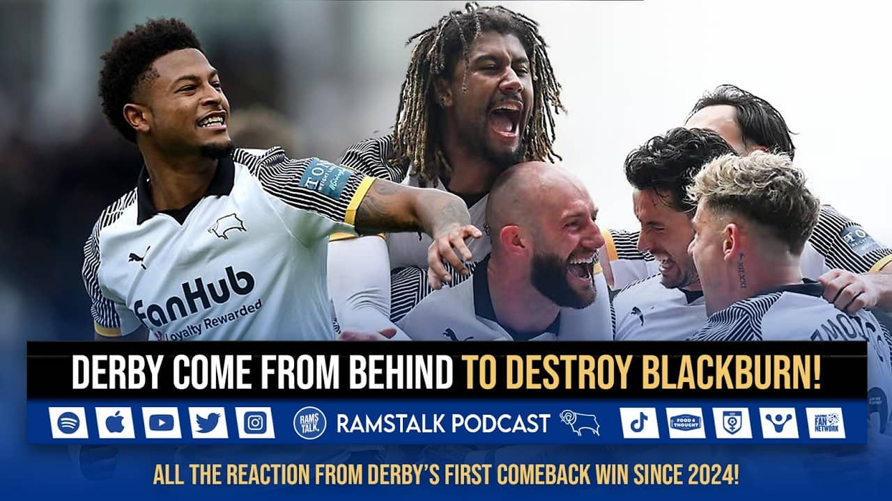 Derby Come From Behind To Destroy Blackburn!