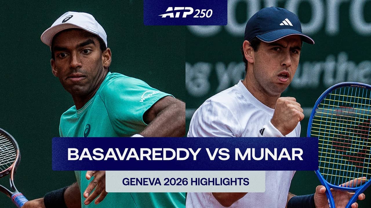 Nishesh Basavareddy vs Jaume Munar  Highlights | Geneva 2026 Round 1