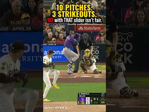 Mason Miller. 10 pitches. 3 strikeouts. 103 with THAT slider isn’t fair. 😳