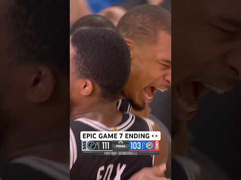 This Game 7 ending was cinema 🍿