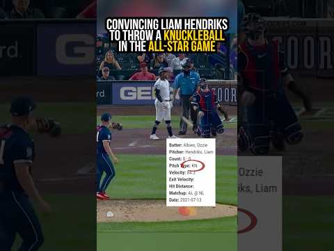 The story behind Liam Hendrik's ASG knuckleball.🌟🦋