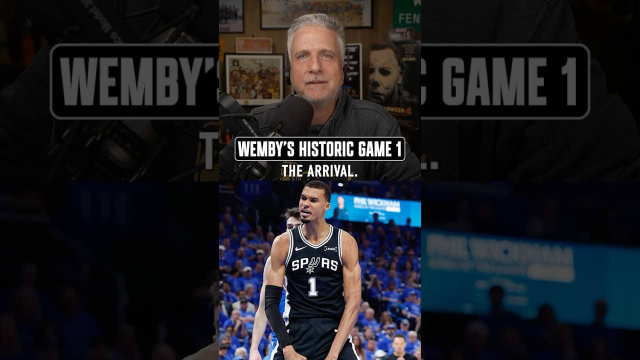 Wemby's historic Game 1 performance against OKC is a watershed moment in the history of the NBA