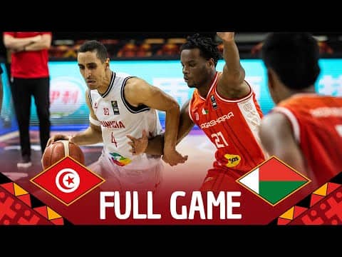 Group Phase | Tunisia v Madagascar | Full Basketball Game | FIBA AfroBasket 2025