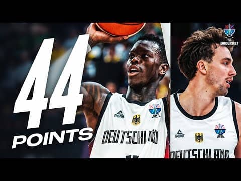 Schröder (23 PTS) & Wagner (21 PTS) Were ELECTRIC! | FIBA EuroBasket 2025 | August 29, 2025