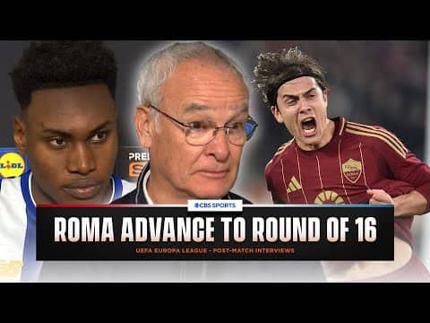 "Ready to FIGHT" Ranieri as Roma advance to the Round of 16 | Samu discusses his BANGER bicycle kick