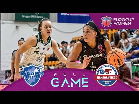LIVE - BDS Dinamo Sassari v Panathlitikos Sykeon | EuroCup Women 2025-26 | Qualifiers