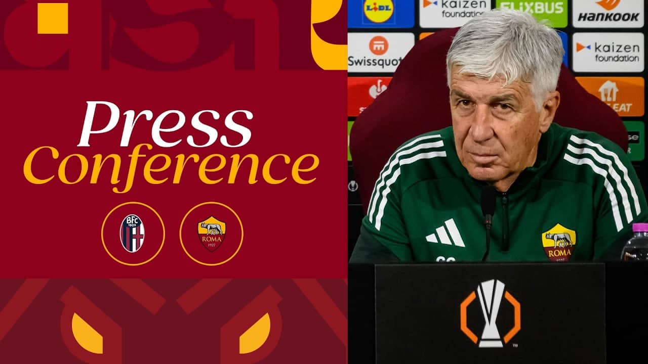 🟨 LIVE 🟥 LA CONFERENZA STAMPA DI GIAN PIERO GASPERINI E MILE SVILAR ALLA VIGILIA DI BOLOGNA-ROMA