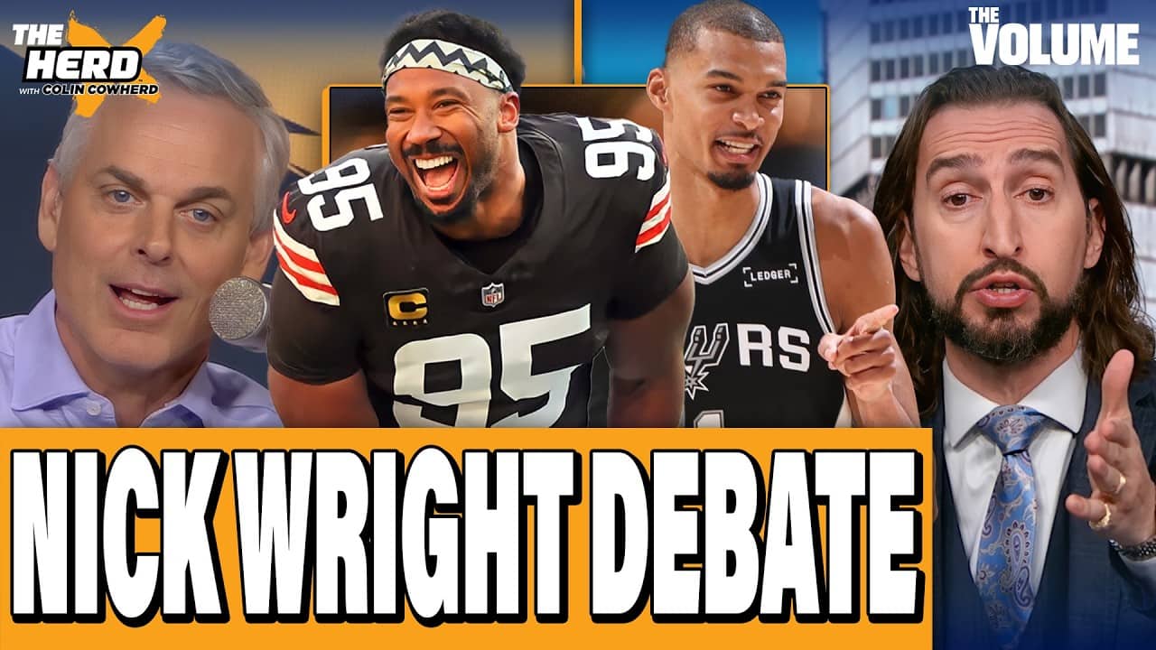 Colin Cowherd & Nick Wright DEBATE: Myles Garrett, A.J. Brown, NFL trades & NBA Finals | THE HERD