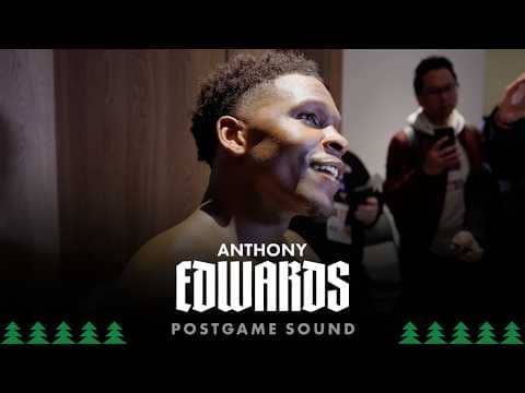 "The Basketball Gods Were On My Side Tonight" | Anthony Edwards Postgame Sound | 02.26.26