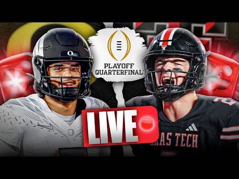 Oregon vs Texas Tech LIVE | Orange Bowl SHOWDOWN | Pregame Show Preview & Predictions ✅