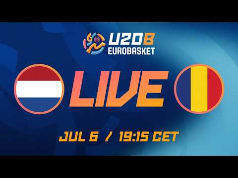 LIVE - Netherlands v Romania | FIBA U20 Women's EuroBasket 2026 Division B | Group Phase