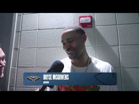 Bryce McGowens | Pelicans-Hawks Postgame Interview 1/7/26