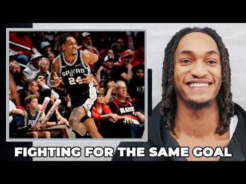 Devin Vassell on the Spurs Fighting for the Same Goal vs. Portland and the First Taste of Playoffs