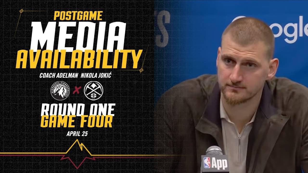 Denver Nuggets Postgame Press Conference After Game Four Vs. MIN 🎙