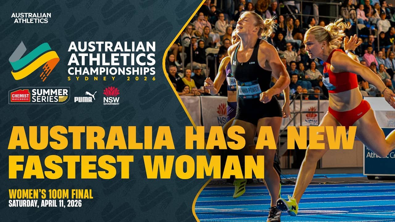 Women's 100m Final | 2026 Australian Athletics Championships