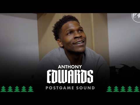 "Make The Right Plays For Each Other." | Anthony Edwards Postgame Sound | 2.1.26