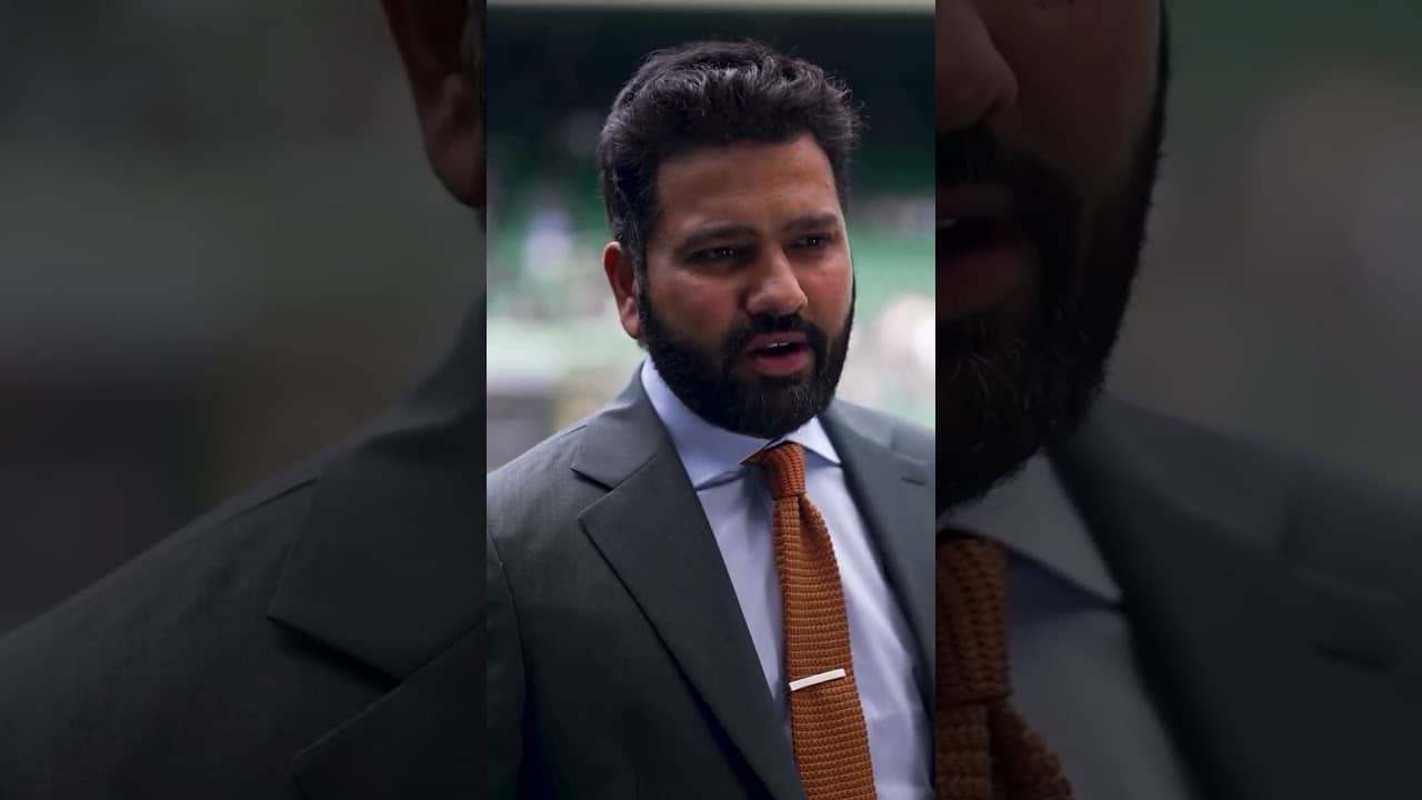 When Indian legend Rohit Sharma visited Wimbledon for the first time 🎾🇮🇳