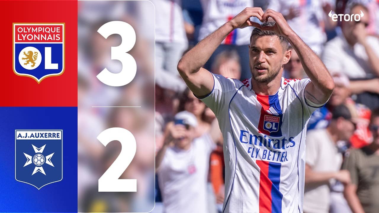 OL-AJ Auxerre : Les Lyonnais enchaînent une troisième victoire de suite en championnat