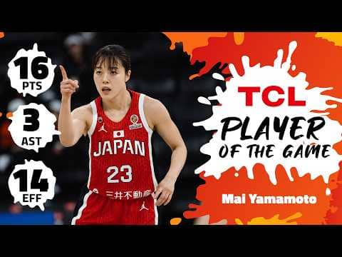 Mai Yamamoto (16 PTS) | TCL Player Of The Game | CAN vs JPN | #FIBAWWC 2026 Qualifying Tournament