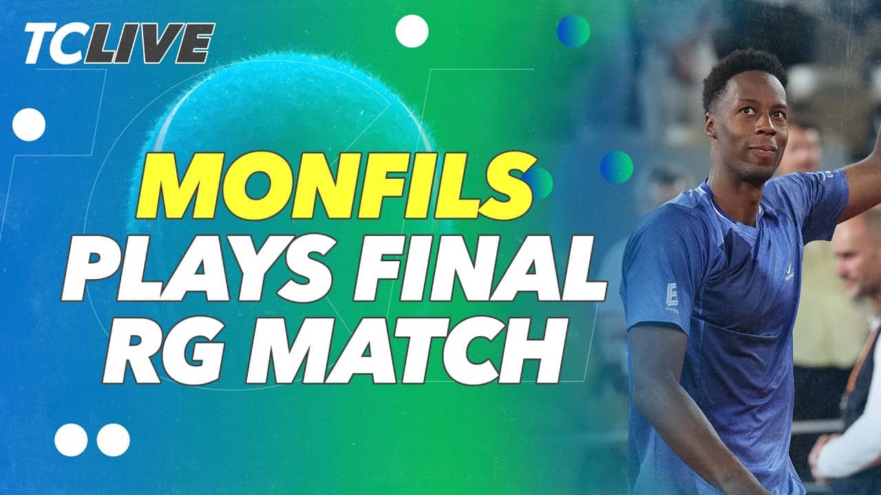 Gael Monfils Says Goodbye to Roland Garros for Final Time | TC Live