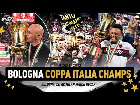 Bologna UPSET Milan to lift first major trophy in 51 YEARS | Coppa Italia Final Recap | Matchday
