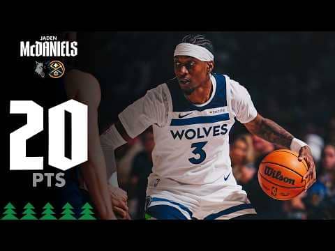 Jaden McDaniels EFFICIENT 20 Points In Victory Over Denver Nuggets | 03.01.26