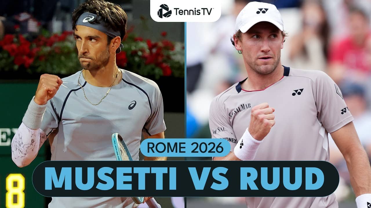 Lorenzo Musetti Faces Casper Ruud 🤩 | Rome 2026 Highlights