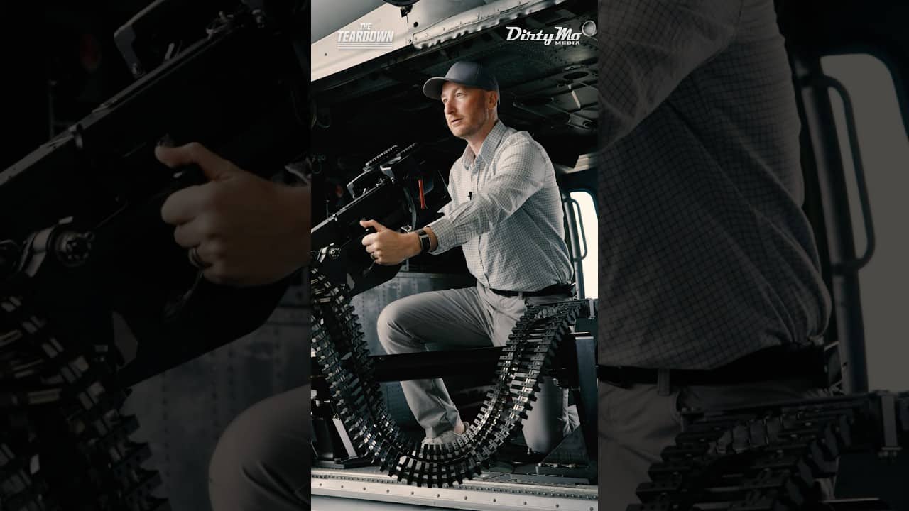 The Navy Let Jeff Gluck Hold a Machine Gun