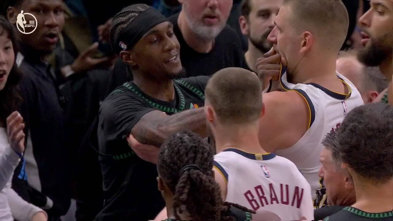 Nikola Jokic and Julius Randle ejected late in Game 4 | NBA on ESPN