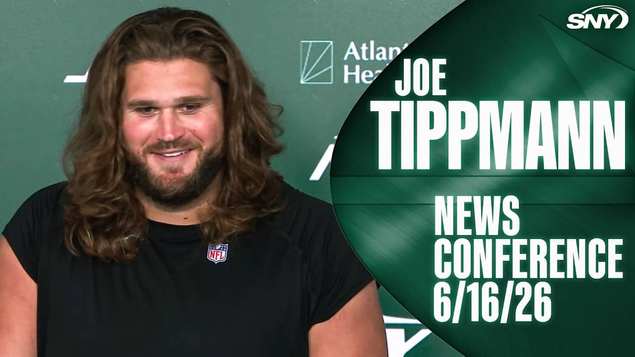 oe Tippmann details new Jets contract extension, being full-time guard, Knicks electrifying New York