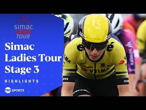 EXCELLENT PERFORMANCE 👏 | Simac Ladies Tour 2025 Stage 3 Race Highlights | TNT Sports Cycling