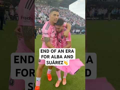 These two😭 Suárez x Alba last ride