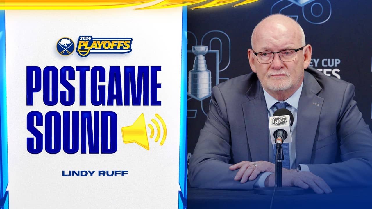 "Guys Gave Us A Heck Of A Game" | Lindy Ruff After Series Win Over Boston | Buffalo Sabres Playoffs