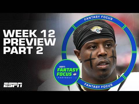 Week 12 RB CHAOS: Who Can You Trust? 🤔 | Fantasy Focus 🏈